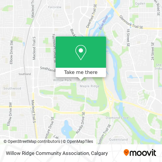 Willow Ridge Community Association map