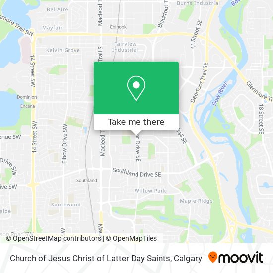 Church of Jesus Christ of Latter Day Saints map