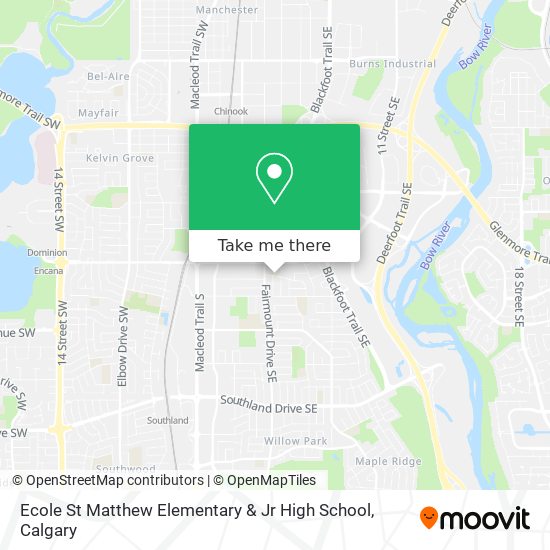 Ecole St Matthew Elementary & Jr High School map