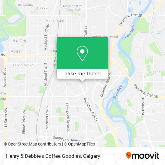 Henry & Debbie's Coffee Goodies map