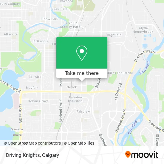 Driving Knights map