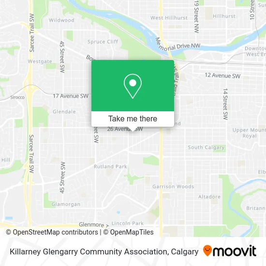 Killarney Glengarry Community Association map