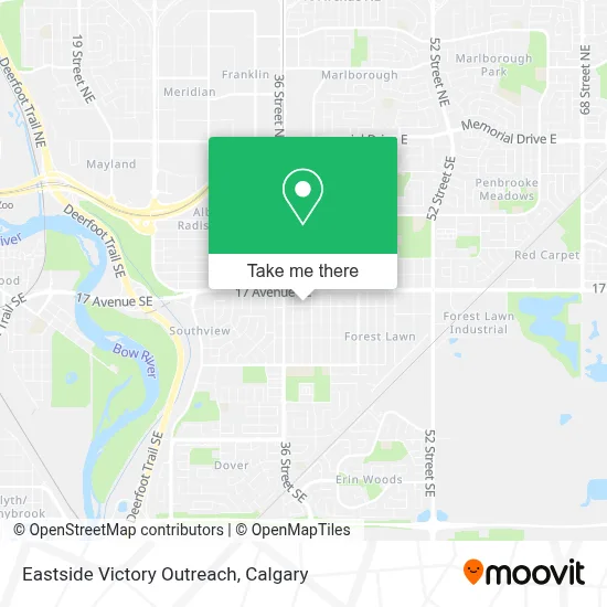 Eastside Victory Outreach map