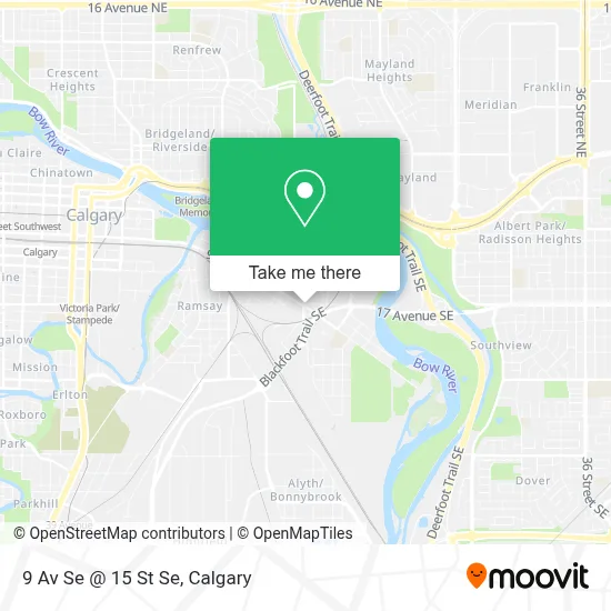 9 Av Se @ 15 St Se map