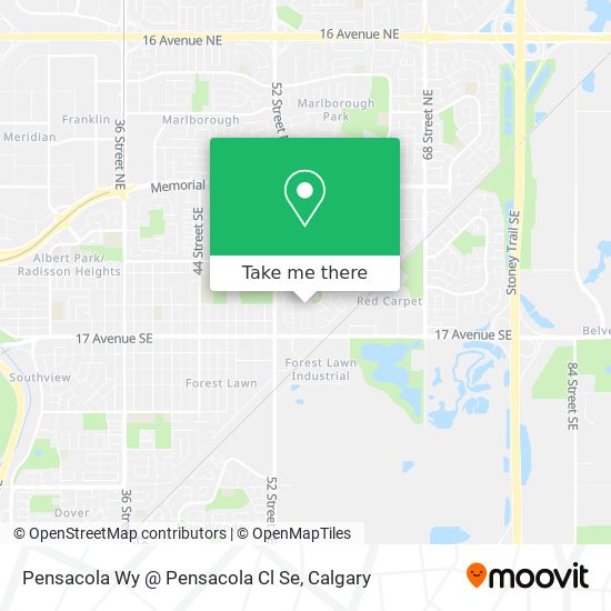 Pensacola Wy @ Pensacola Cl Se plan