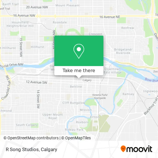 R Song Studios map