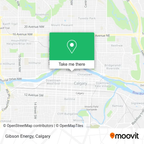 Gibson Energy map