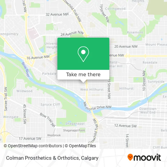 Colman Prosthetics & Orthotics map