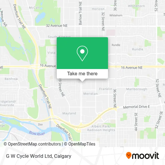 G W Cycle World Ltd map