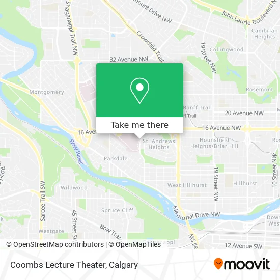 Coombs Lecture Theater map