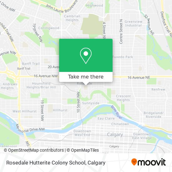Rosedale Hutterite Colony School map