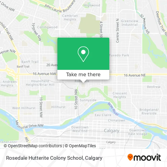 Rosedale Hutterite Colony School map