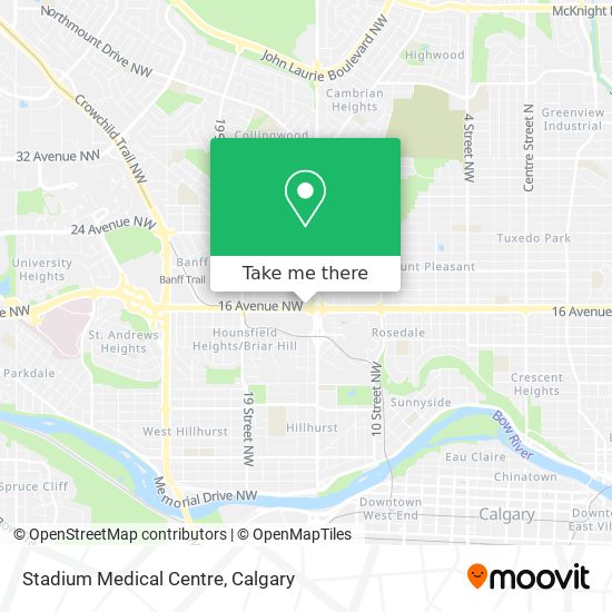 Stadium Medical Centre map