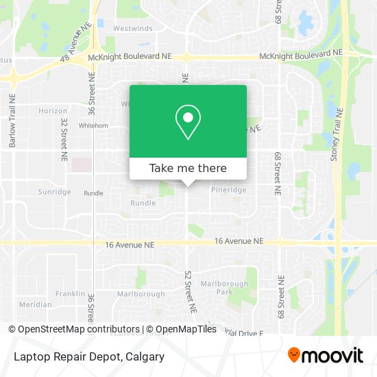 Laptop Repair Depot map