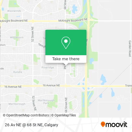 26 Av NE @ 68 St NE map