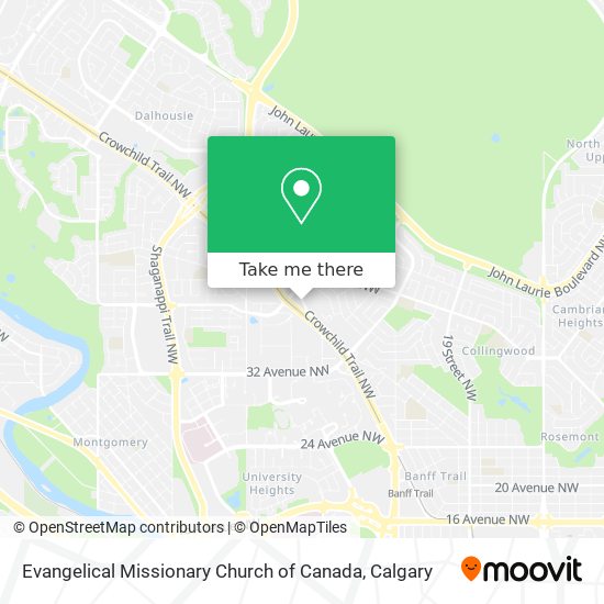 Evangelical Missionary Church of Canada map