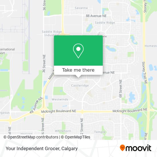 Your Independent Grocer map