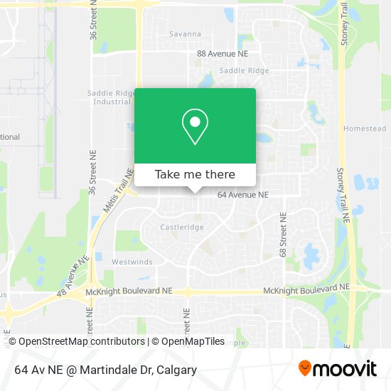 64 Av NE @ Martindale Dr plan