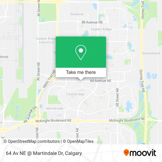 64 Av NE @ Martindale Dr map