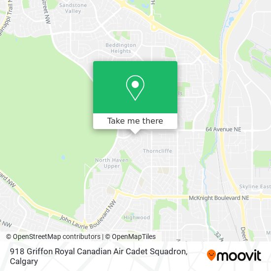 918 Griffon Royal Canadian Air Cadet Squadron map