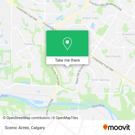 Scenic Acres map