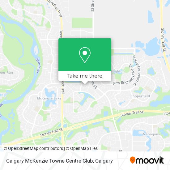 Calgary McKenzie Towne Centre Club map