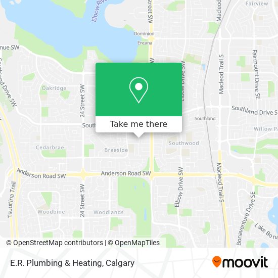 E.R. Plumbing & Heating map