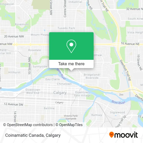 Coinamatic Canada map