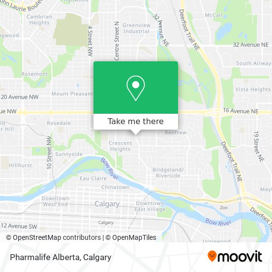 Pharmalife Alberta map