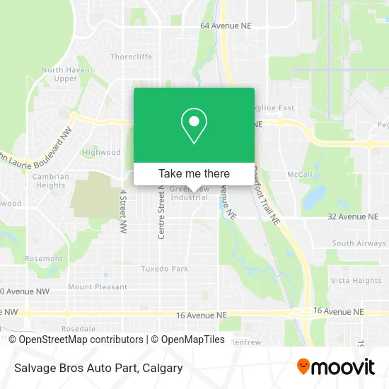 Salvage Bros Auto Part map