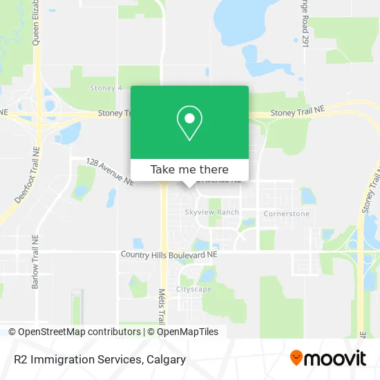 R2 Immigration Services map