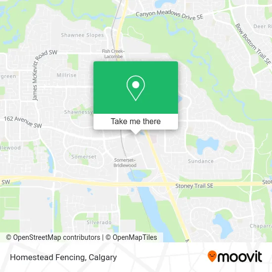 Homestead Fencing map