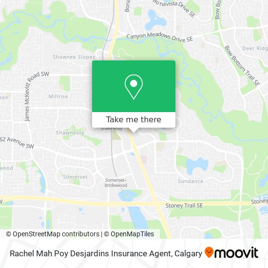 Rachel Mah Poy Desjardins Insurance Agent map