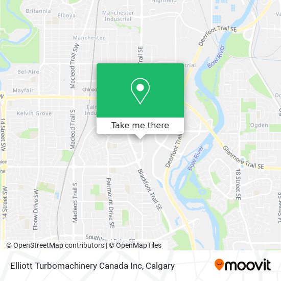 Elliott Turbomachinery Canada Inc map