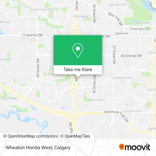 Wheaton Honda West map