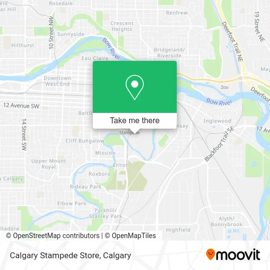 Calgary Stampede Store plan