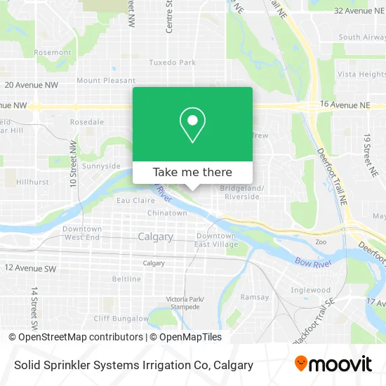 Solid Sprinkler Systems Irrigation Co map