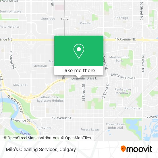 Milo's Cleaning Services map