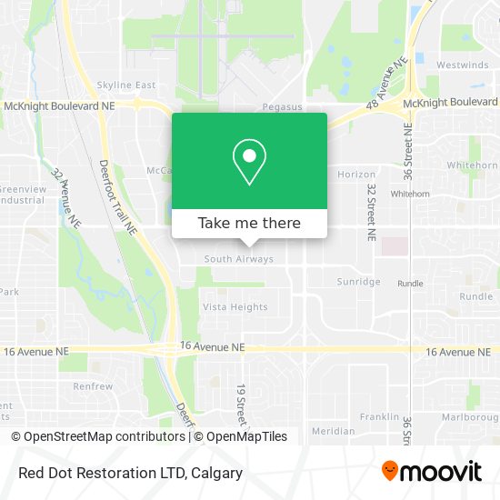 Red Dot Restoration LTD map