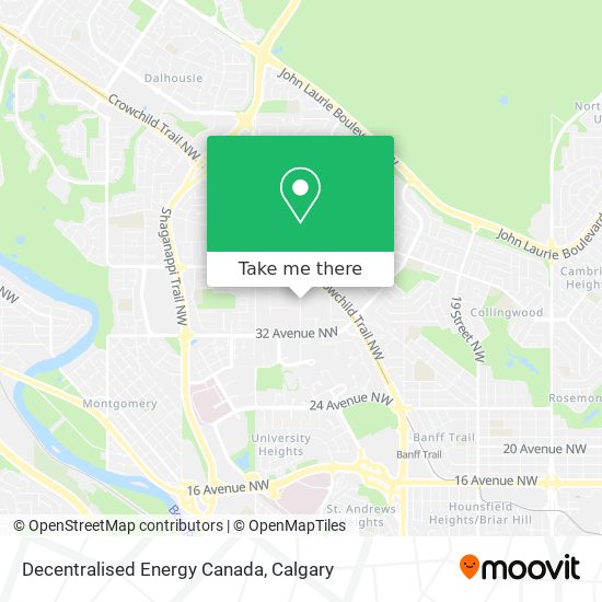 Decentralised Energy Canada map