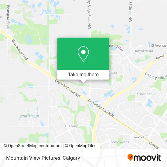 Mountain View Pictures map