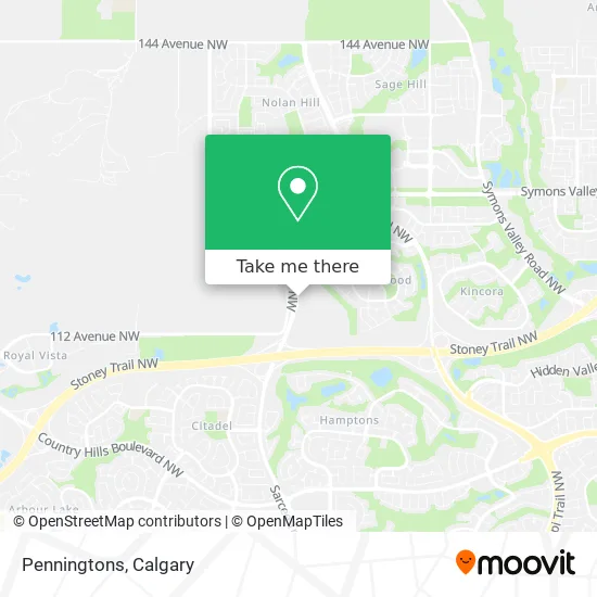Penningtons map