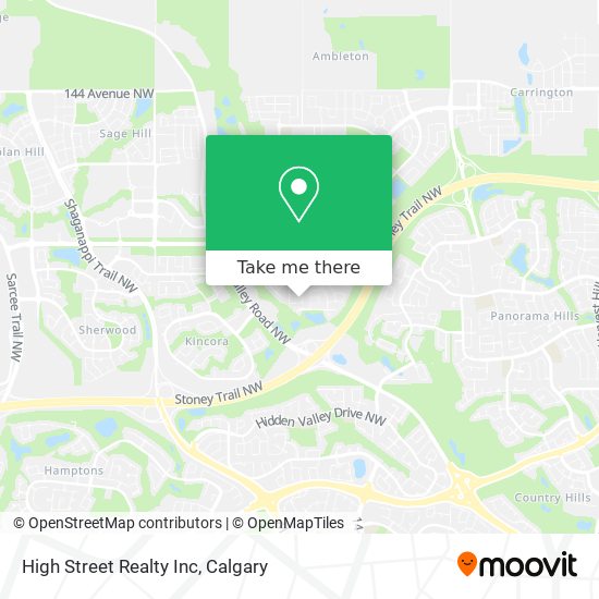 High Street Realty Inc map