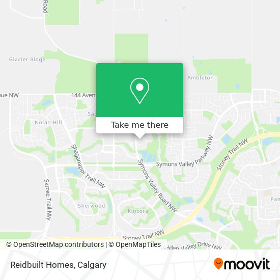 Reidbuilt Homes map