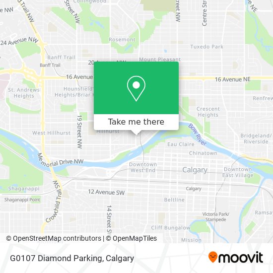 G0107 Diamond Parking map