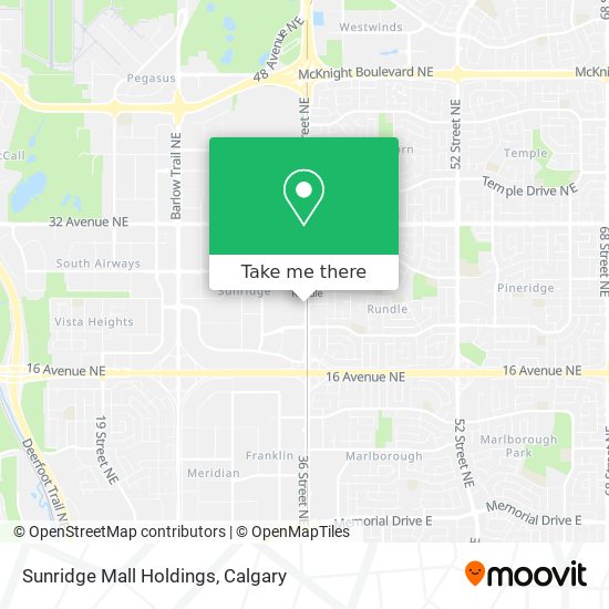 Sunridge Mall Holdings map