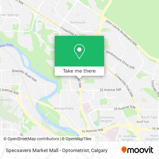 Specsavers Market Mall - Optometrist plan