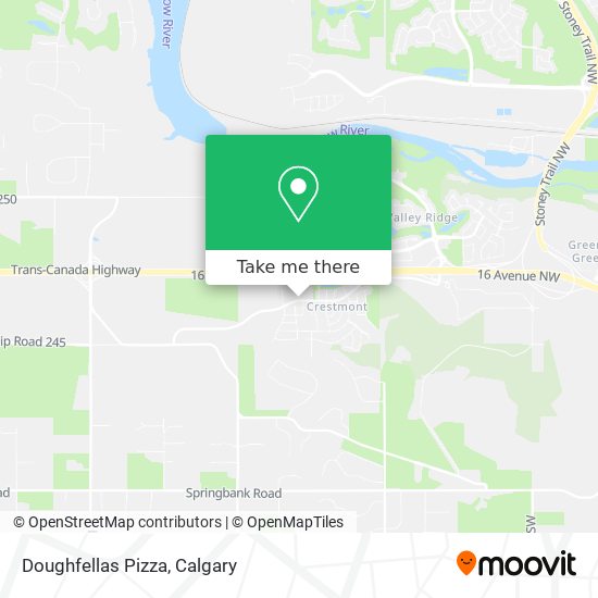 Doughfellas Pizza map