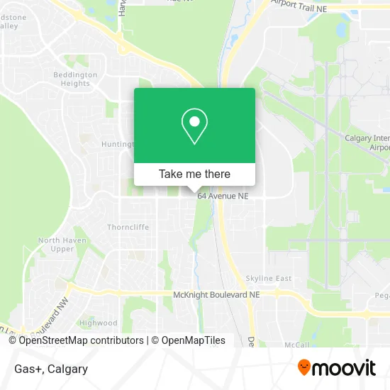 Gas+ map