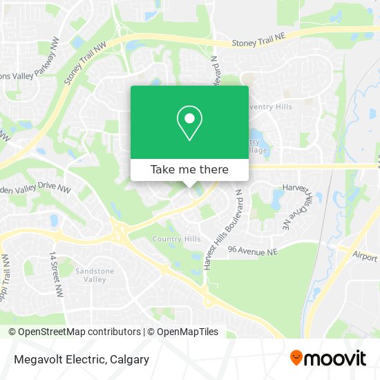 Megavolt Electric map